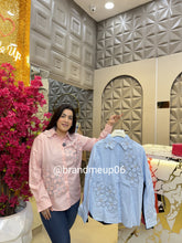 Cotton Shirt With Designer Flower (PRM-559)